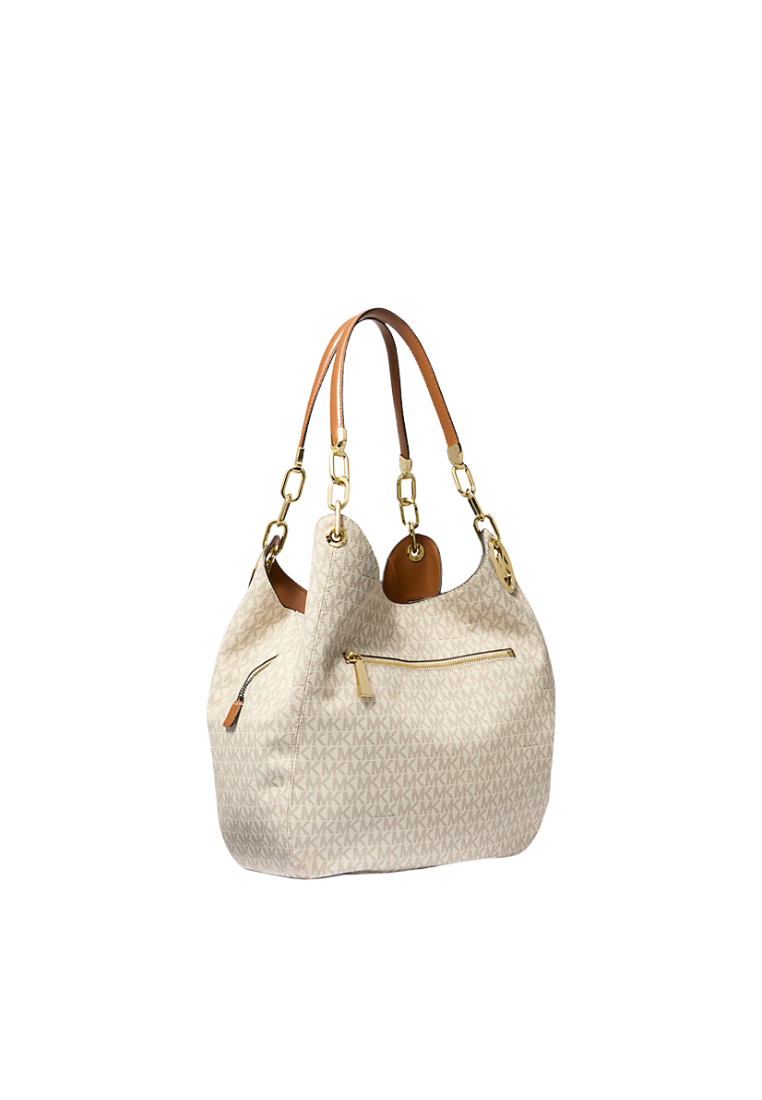 ( PREORDER ) Michael Kors Lillie Shoulder Bag In Vanilla Acorn 30T9G0LE3B