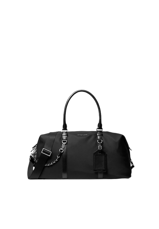 ( PREORDER ) Michael Kors Brooklyn Duffle Bag Recycled Nylon In Black 33F3SBNU3B