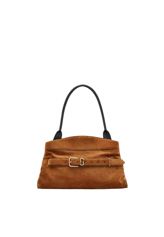 ( PREORDER ) Marc Jacobs The Suede Dakota Satchel Bag In Copper 2F5HSC009H01