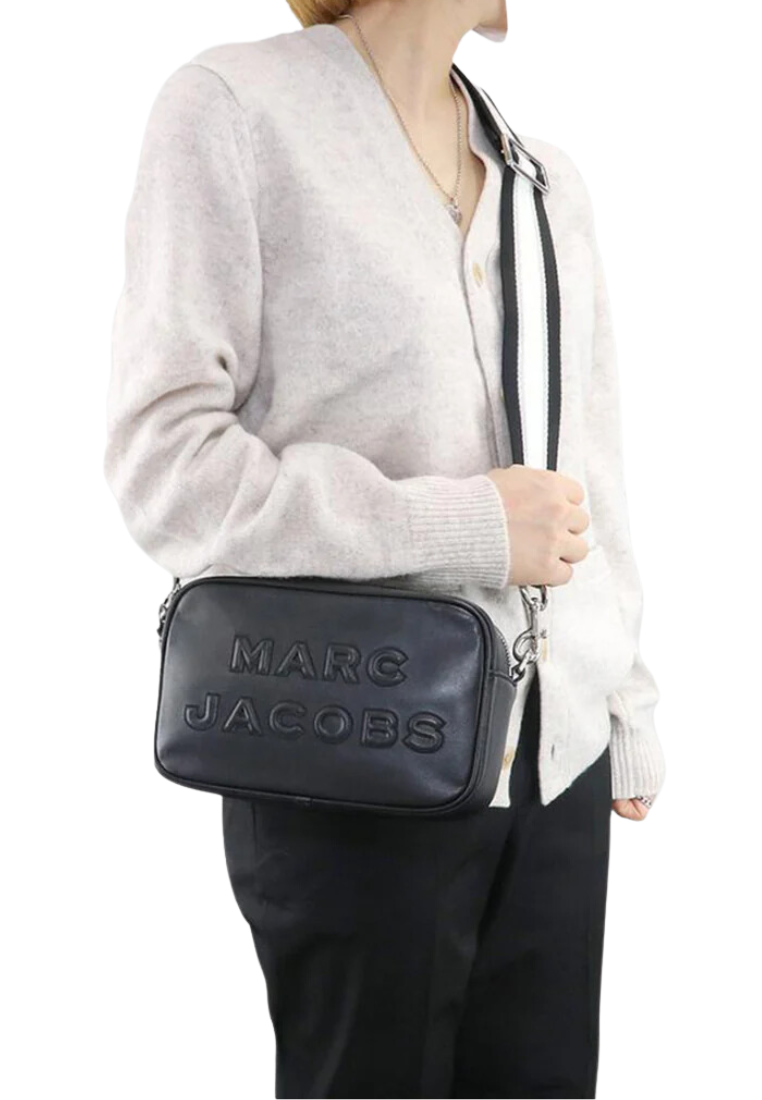 Marc Jacobs The Flash Crossbody Bag In Black Silver M0014465