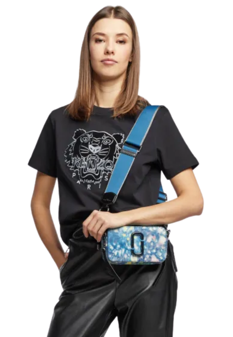 Marc Jacobs Snapshot Watercolour Camera Bag In Blue Multi H150L01RE21