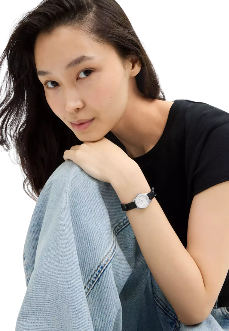 ( PREORDER ) Coach Mini Olivia 22MM Watch In Black CGG09