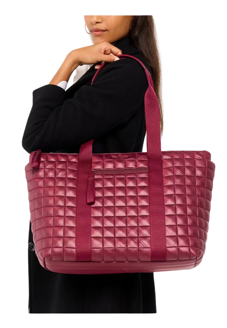 Kate Spade Camden Quilted Extra Large Tote Bag In Blackberry KH405