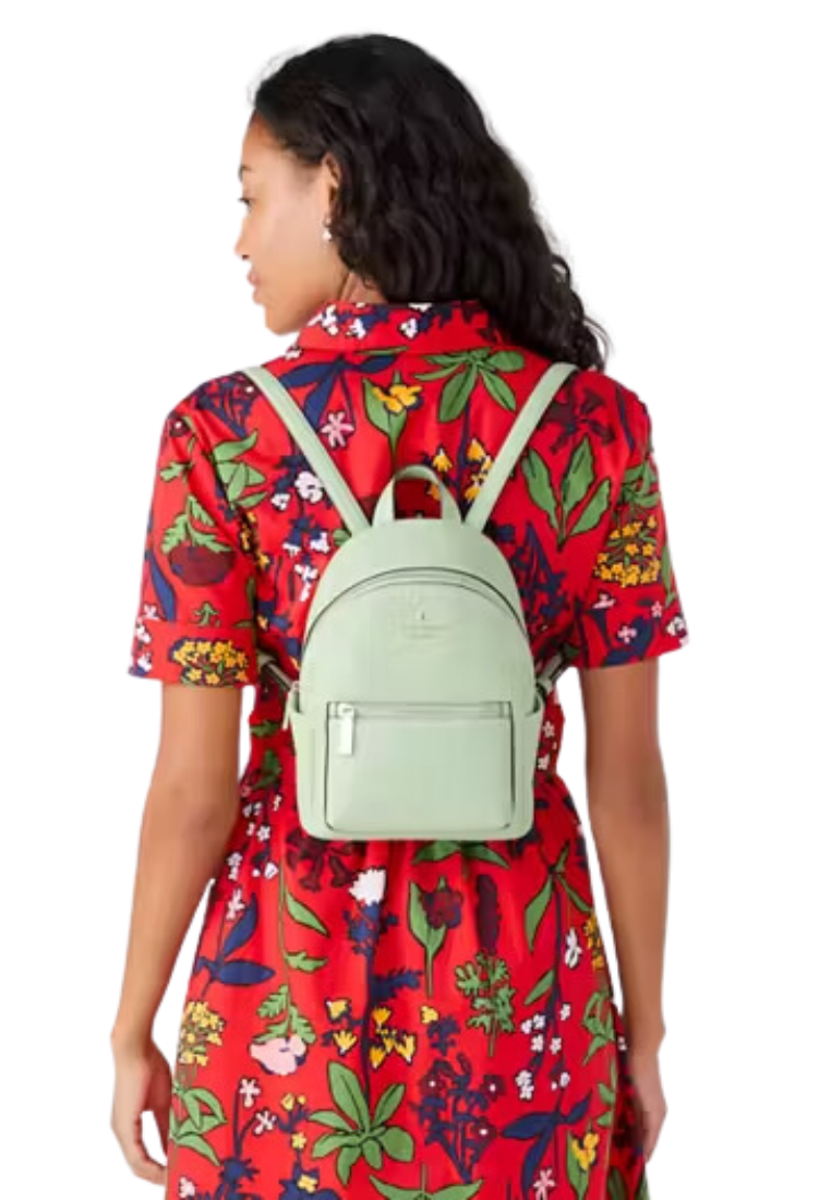 AS IS Kate Spade Leila Pebbled Leather Mini Dome Backpack In Beach Fashrevo