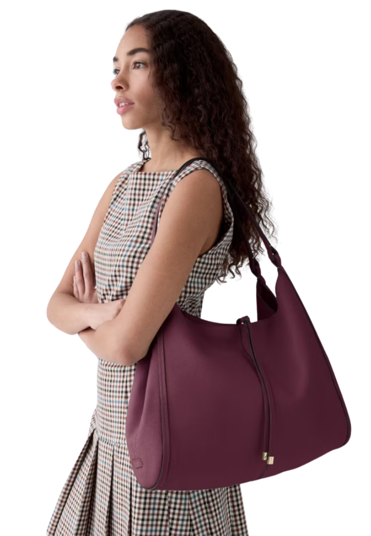Kate Spade Reese Large Shoulder Bag In Deep Cherry KP645