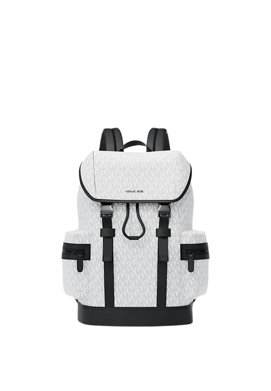 ( PREORDER ) Michael Kors Cooper Logo Backpack In Bright White 37U0MCOB6B