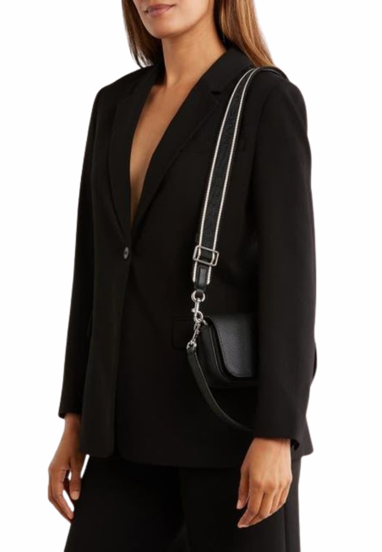 Marc Jacobs Signet Turnlock Small Shoulder Bag In Black 4R3HSH007H02