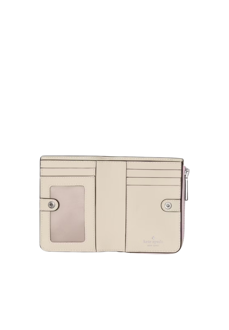 Kate Spade Small L-Zip Wallet In Dahlia Pink KN766