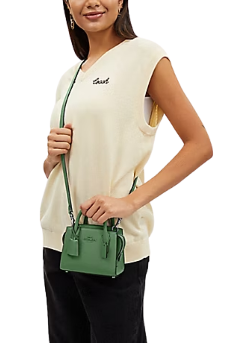 Coach Andrea Top Handle Mini Carryall In Soft Green CO974