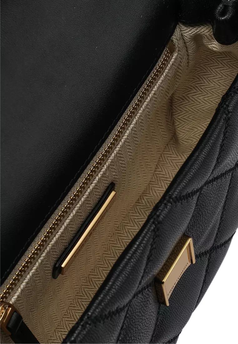 Tory Burch Willa Mini Top Handle Crossbody Bag In Black 153399