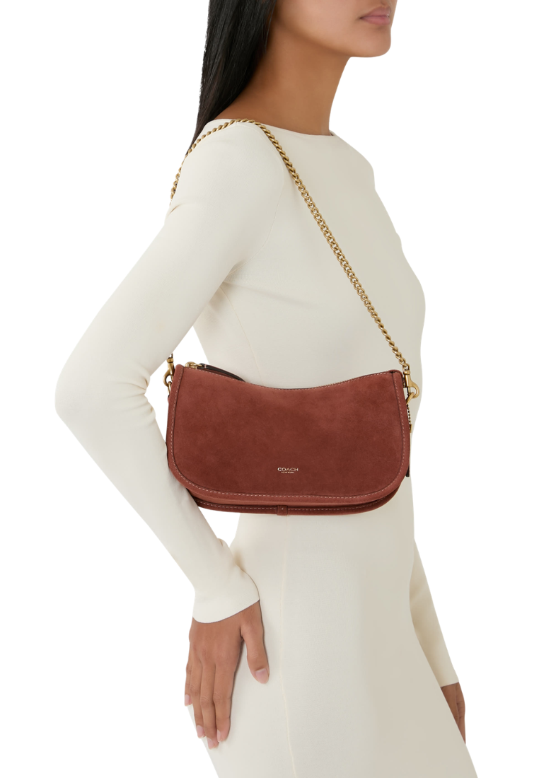 Coach Waverly Shoulder Bag In Clay CDD78