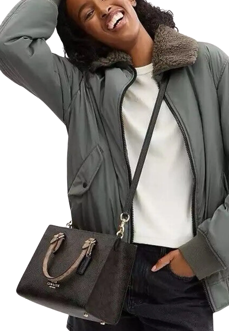 Coach Maggie Tote Bag Small In Walnut Tan CY676