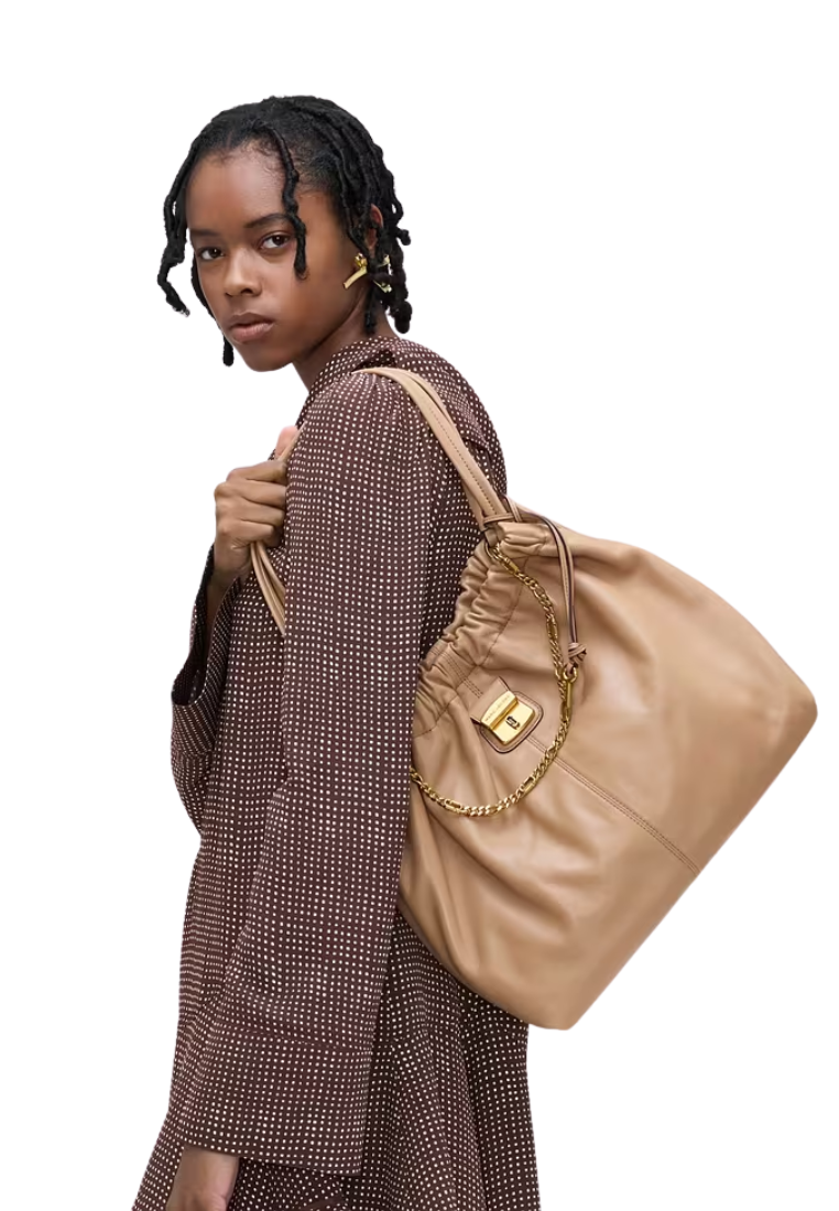 ( PREORDER ) Marc Jacobs The Cristina Tote Bag In Camel 2F5HTT024H01