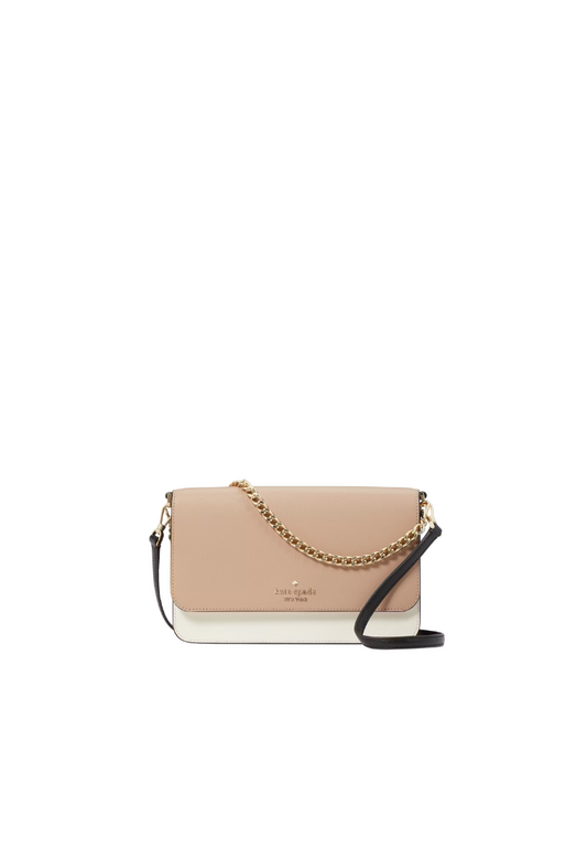 Kate Spade Madison Flap Convertible Crossbody Bag In Toasted KC623
