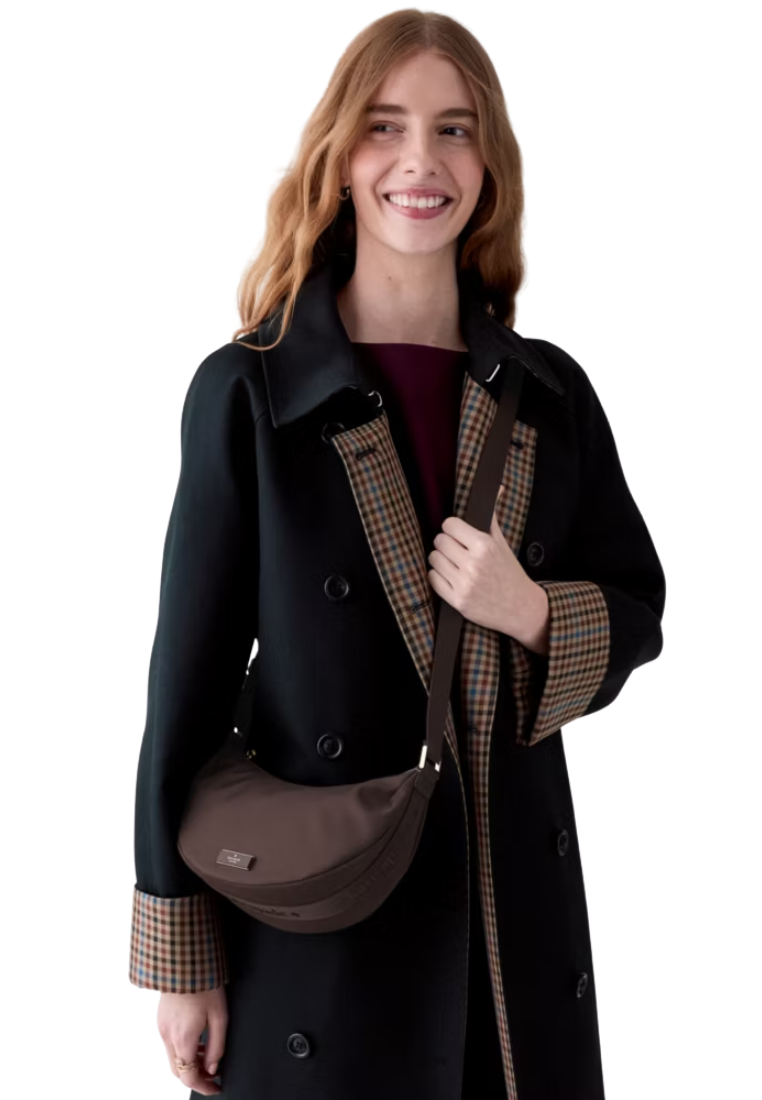 Kate Spade Carter Mini Crossbody Bag In Hot Fudge KP130
