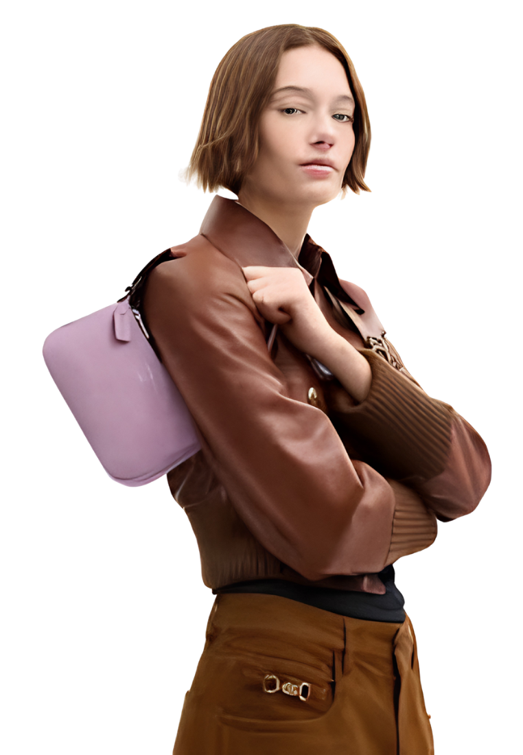 Coach Nolita 19 Suede Shoulder Bag In Light Violet CDN25