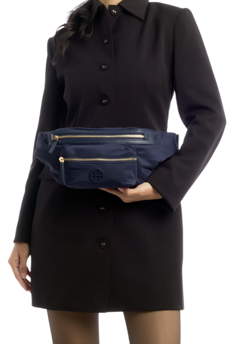Tory Burch Nylon Belt Bag In Tory Navy 170436
