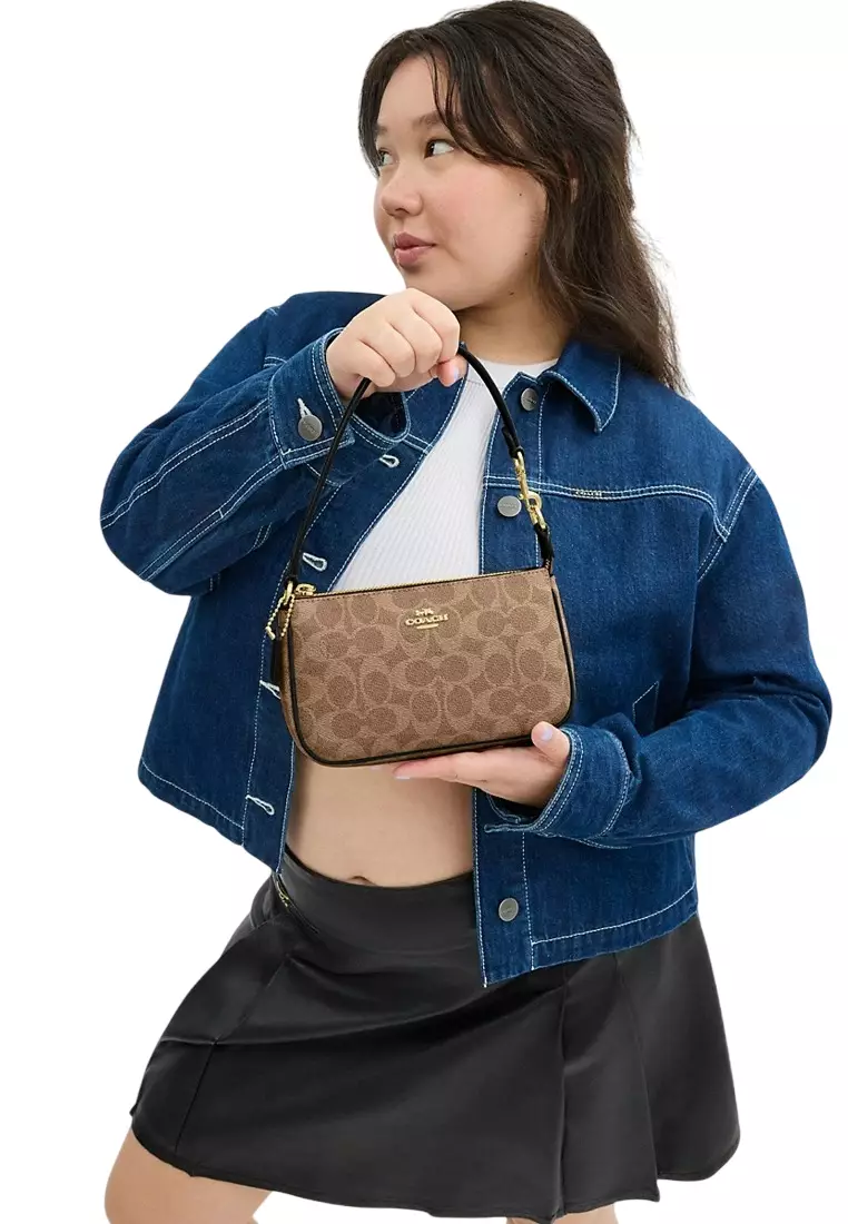 Coach Nolita 19 Shoulder Bag In Tan Black CW426