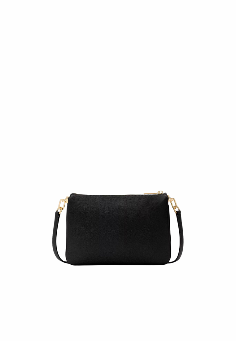 Kate Spade Kayla Small Triple Compartment Crossbody Bag In Black KL806