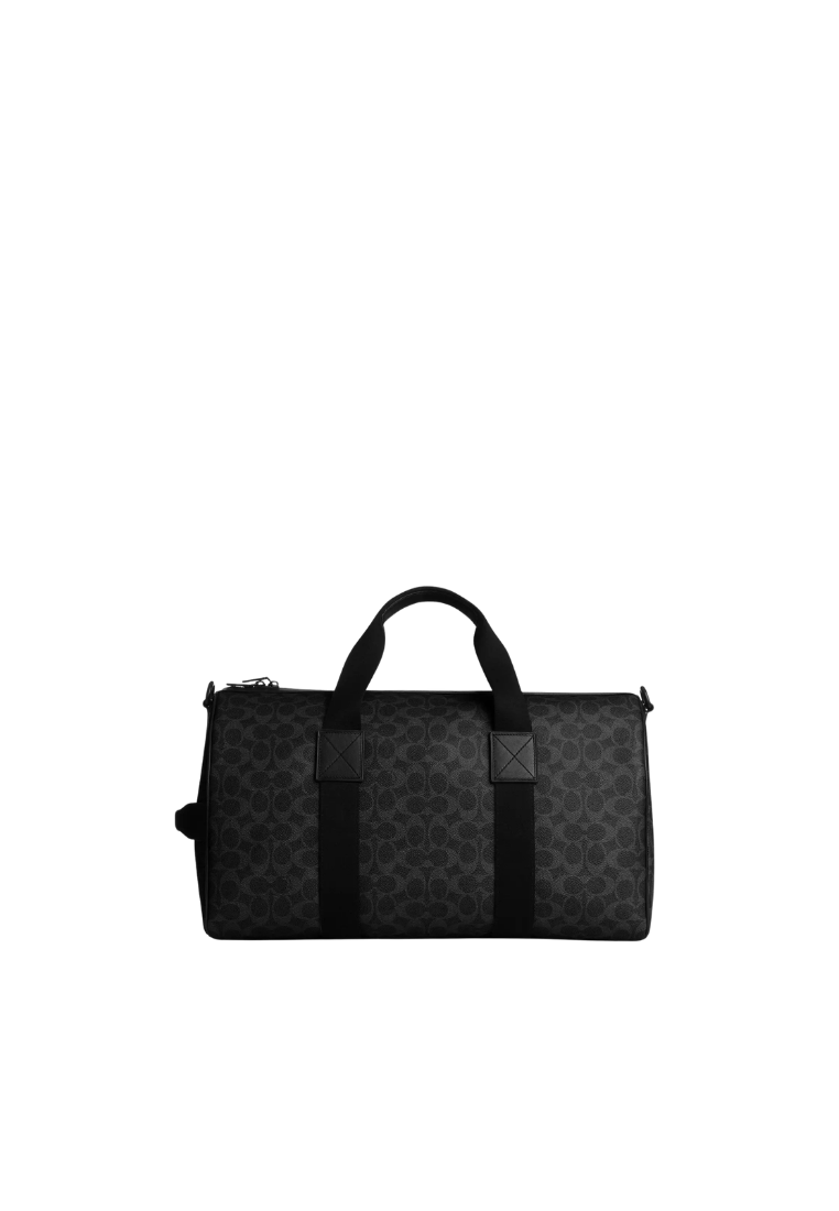 ( PREORDER ) Coach Explorer 45 In Signature Canvas Duffle Bag In Matte Black CET53