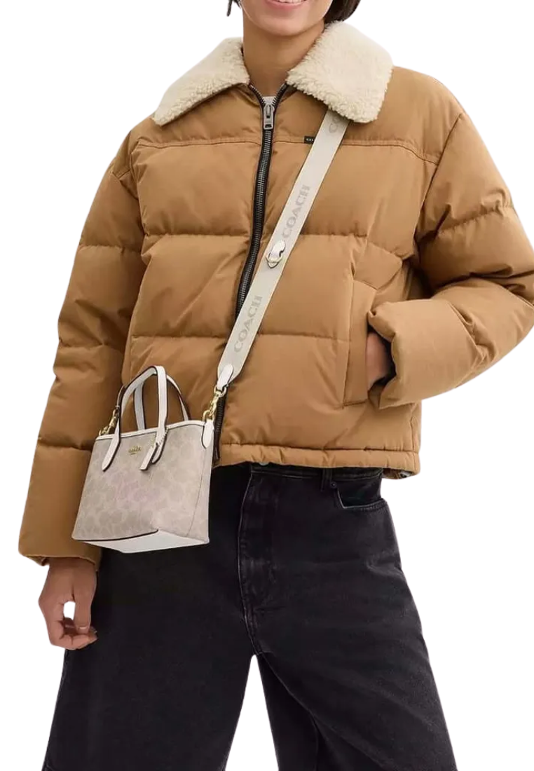 ( PREORDER ) Coach City Mini Tote Bag In Sand Chalk CW032
