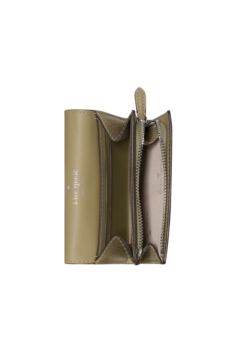 Kate Spade Kayla Small L-Zip Wallet In Elm KK056