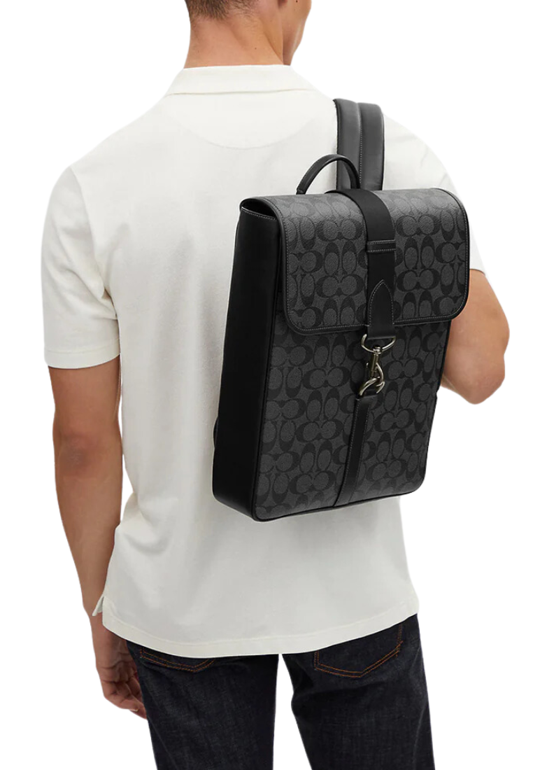 ( PREORDER ) Coach Blaine Backpack In Charcoal CJ575