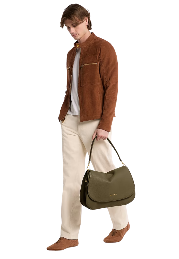 ( PREORDER ) Michael Kors Holmes Extra-Large Messenger Bag In Loden 33T6GX3M4L