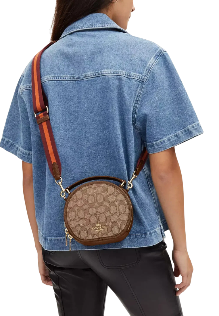 Coach Canteen Crossbody bag In Saddle Multi CO986
