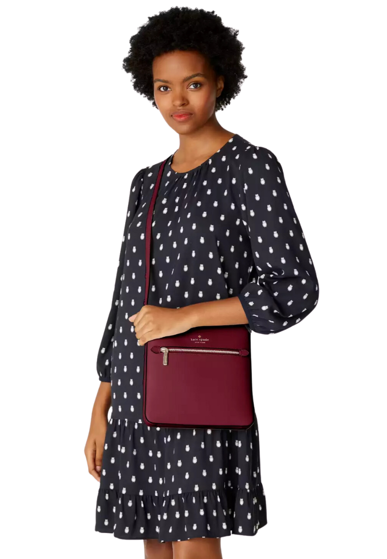 Kate Spade Sadie Large Crossbody Bag In Blackberry K7379