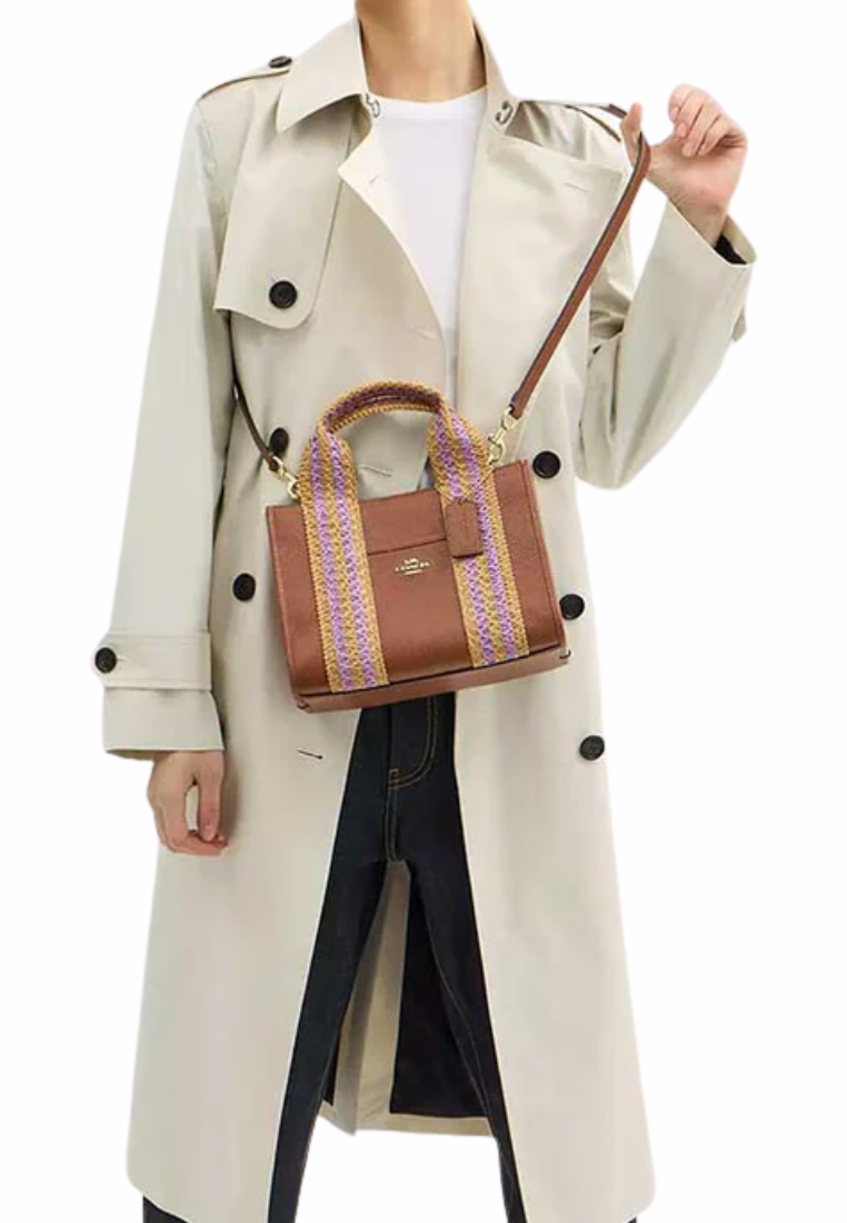 Coach Smith Tote Bag 24 In Redwood Multi CBG91