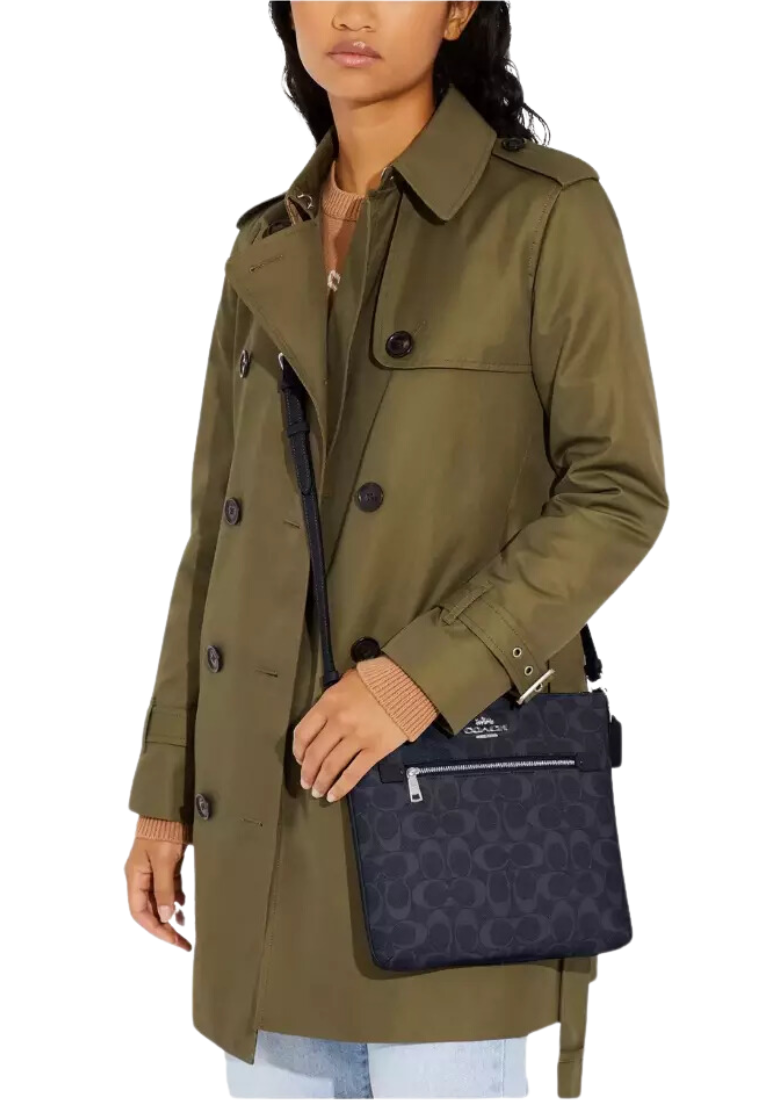 Coach file crossbody in signature canvas sales