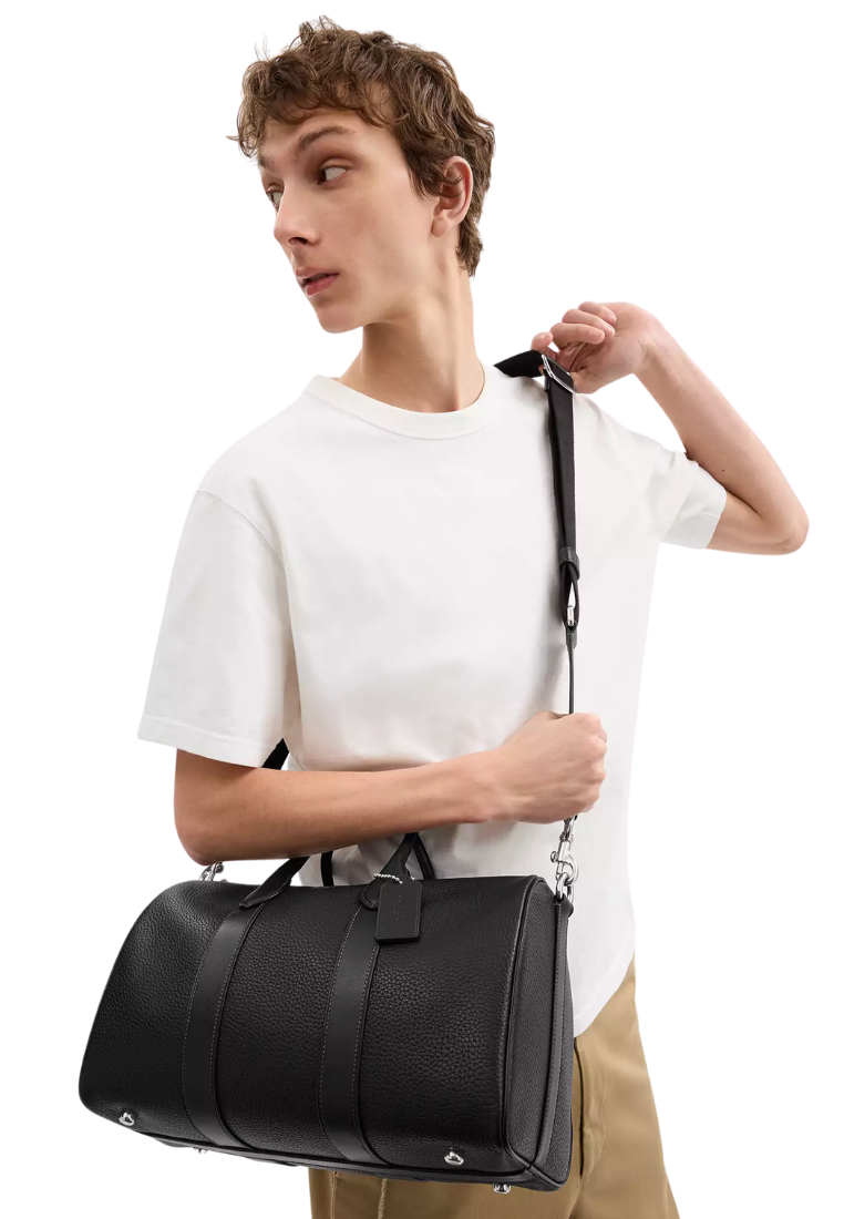 ( PREORDER ) Coach Compass 35 Crossbody Bag In Black CCB84