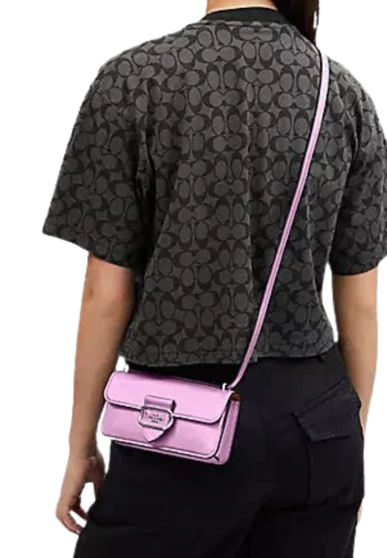 Coach Morgan Crossbody Bag In Metallic Lilac CO984