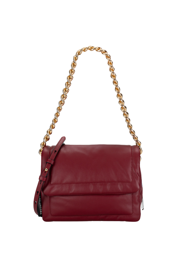 Marc Jacobs Pillow Soft Leather Shoulder Bag In Pomegranate H905L01PF22