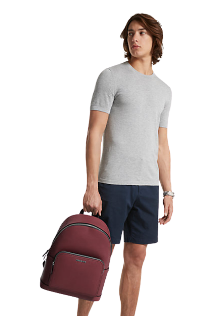 Michael Kors Cooper Commuter Backpack In Oxblood 37S4LPCB8L