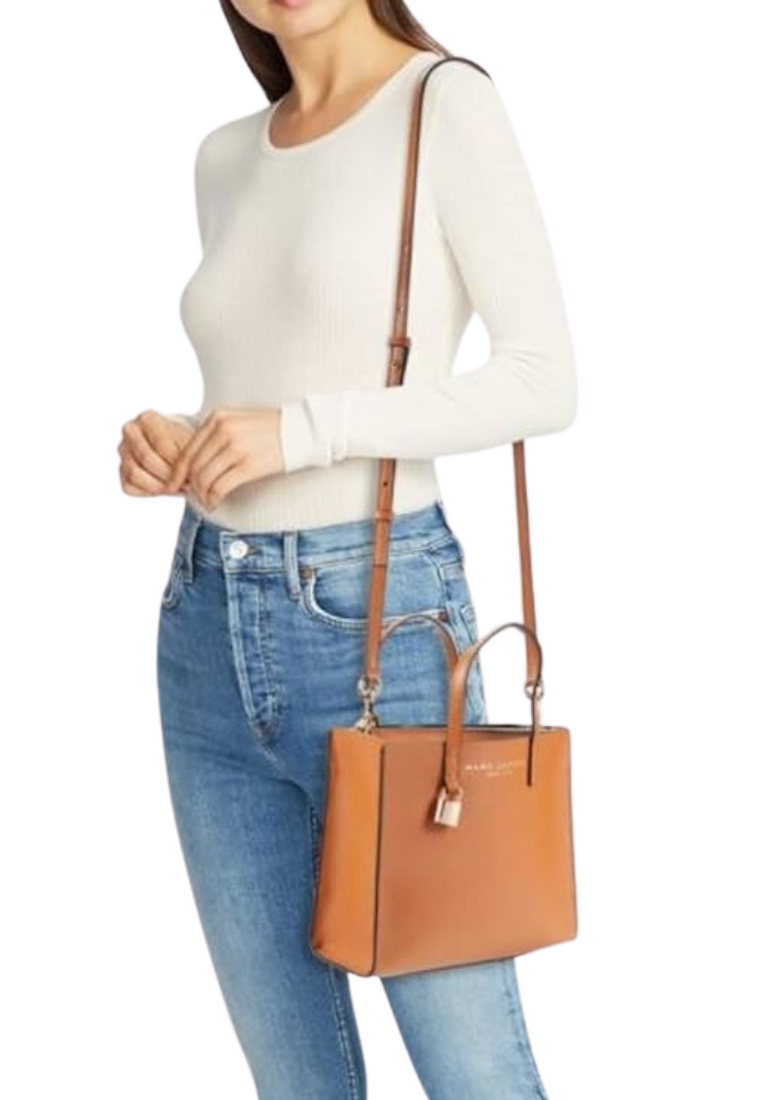 Marc Jacobs Mini Grind M0015685  Tote Bag In Smoked Almond