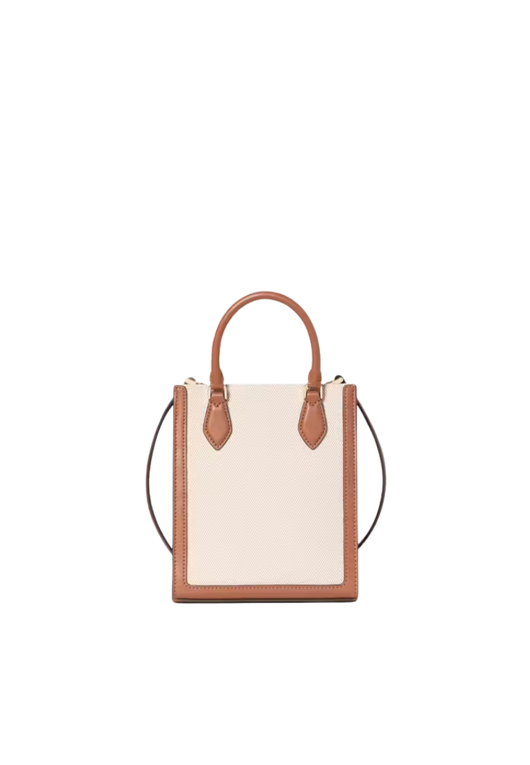 Kate Spade Ellie Canvas Mini Tote Bag In Warm Ginger KK235