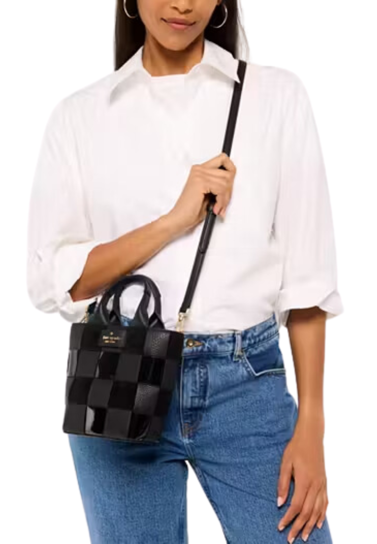 Kate Spade Basket Mini Tote Bag In Black KI840