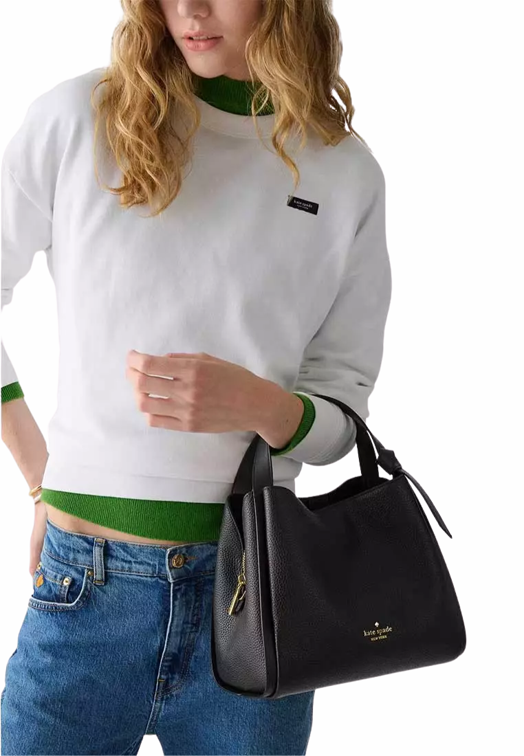 Kate Spade Knott Convertible Carryall Handbag In Black KM666