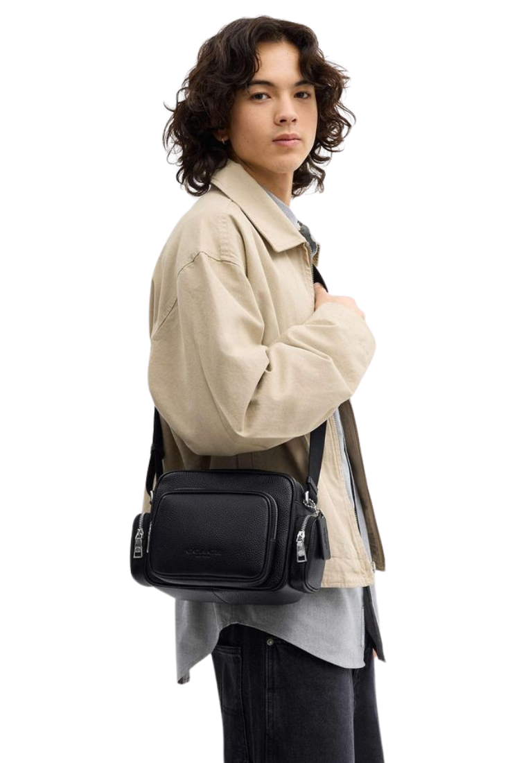 Coach Fletcher Crossbody Bag In Black CEA45