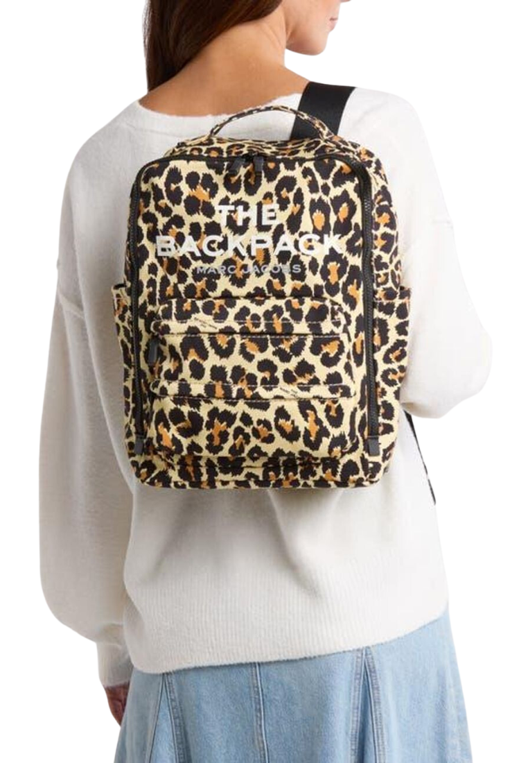 Marc Jacobs Leopard Print The Backpack In Natural Multi H302M06SP21