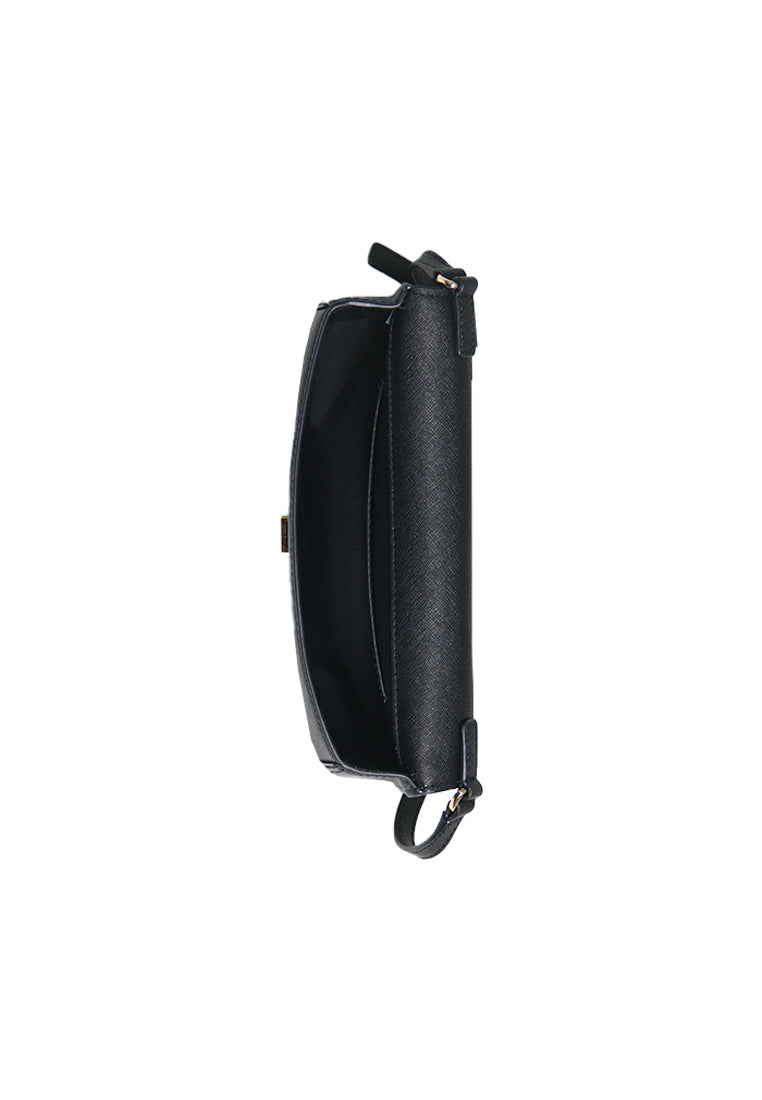 Tory Burch Emerson Flap Shoulder Bag In Black 177035