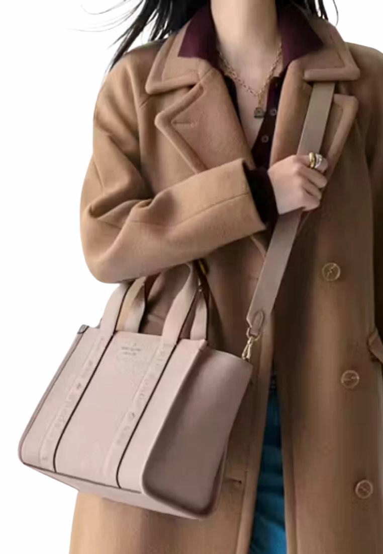 Kate Spade Kip Leather Small Tote Bag In Cozy Grey KL935