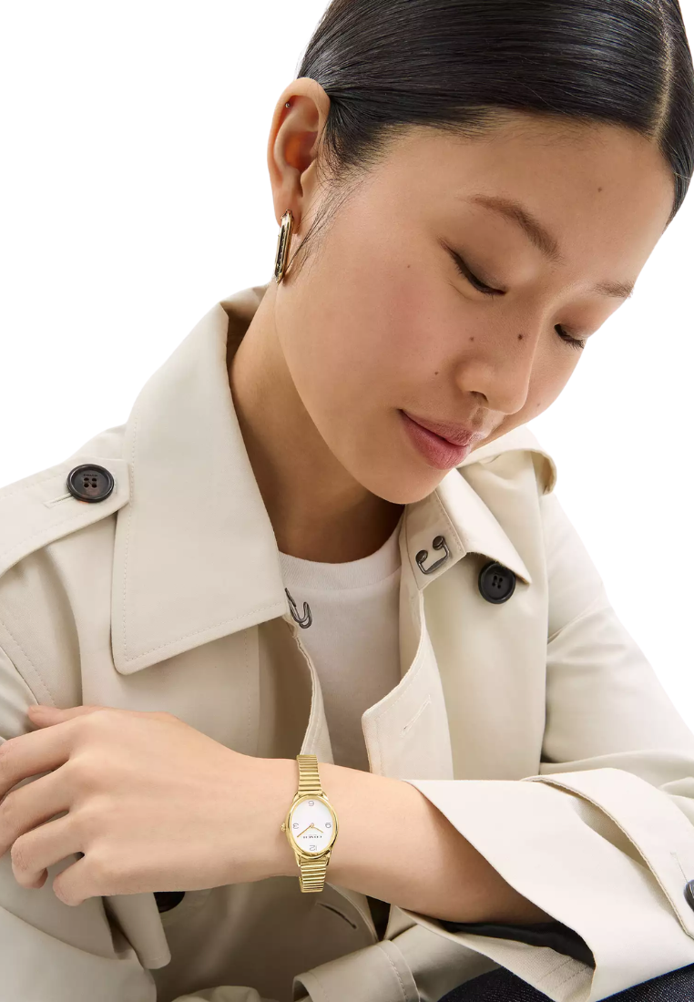 ( PREORDER ) Coach Talia 22MM Watch In Gold CAZ16