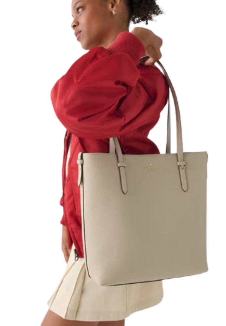 Kate Spade Juliette Leather Tote Bag In Light Sand KN188