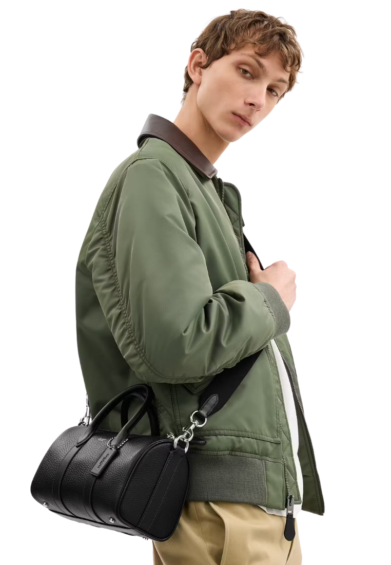 ( PREORDER ) Coach Compass 25 Crossbody Bag In Black CCB83