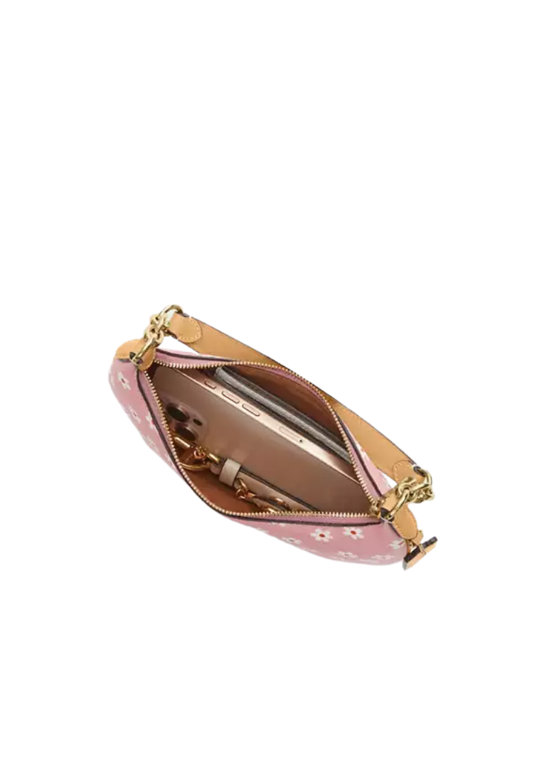 Coach Mini Payton Shoulder Bag With Floral Print In Pink Multicolor CFD05