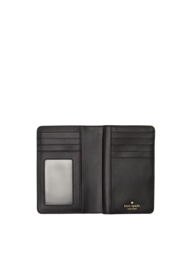 Kate Spade Medium Bifold Wallet In Black KN752
