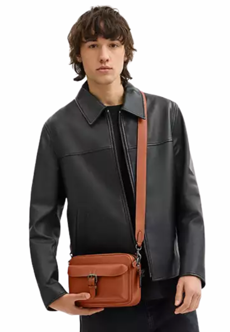 Coach Warner Crossbody Bag In Tan CBI63